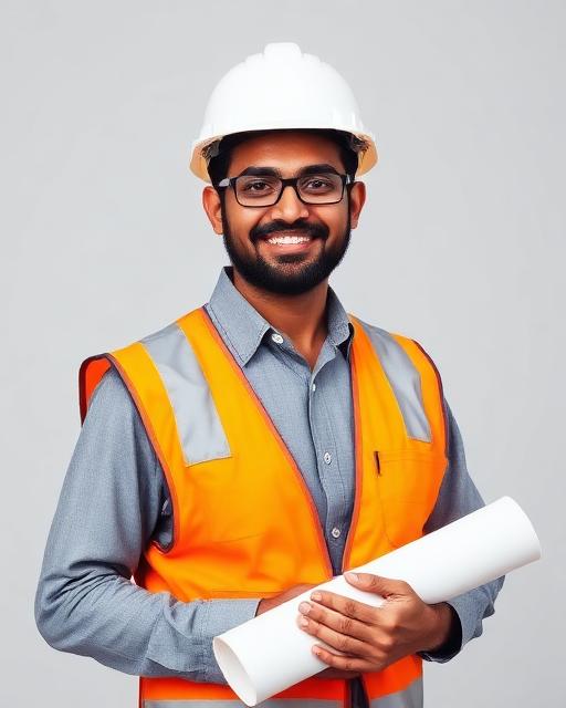 Civil Engineers in their professional uniform